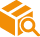 Search icon in orange color