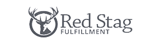 A majestic red stag logo